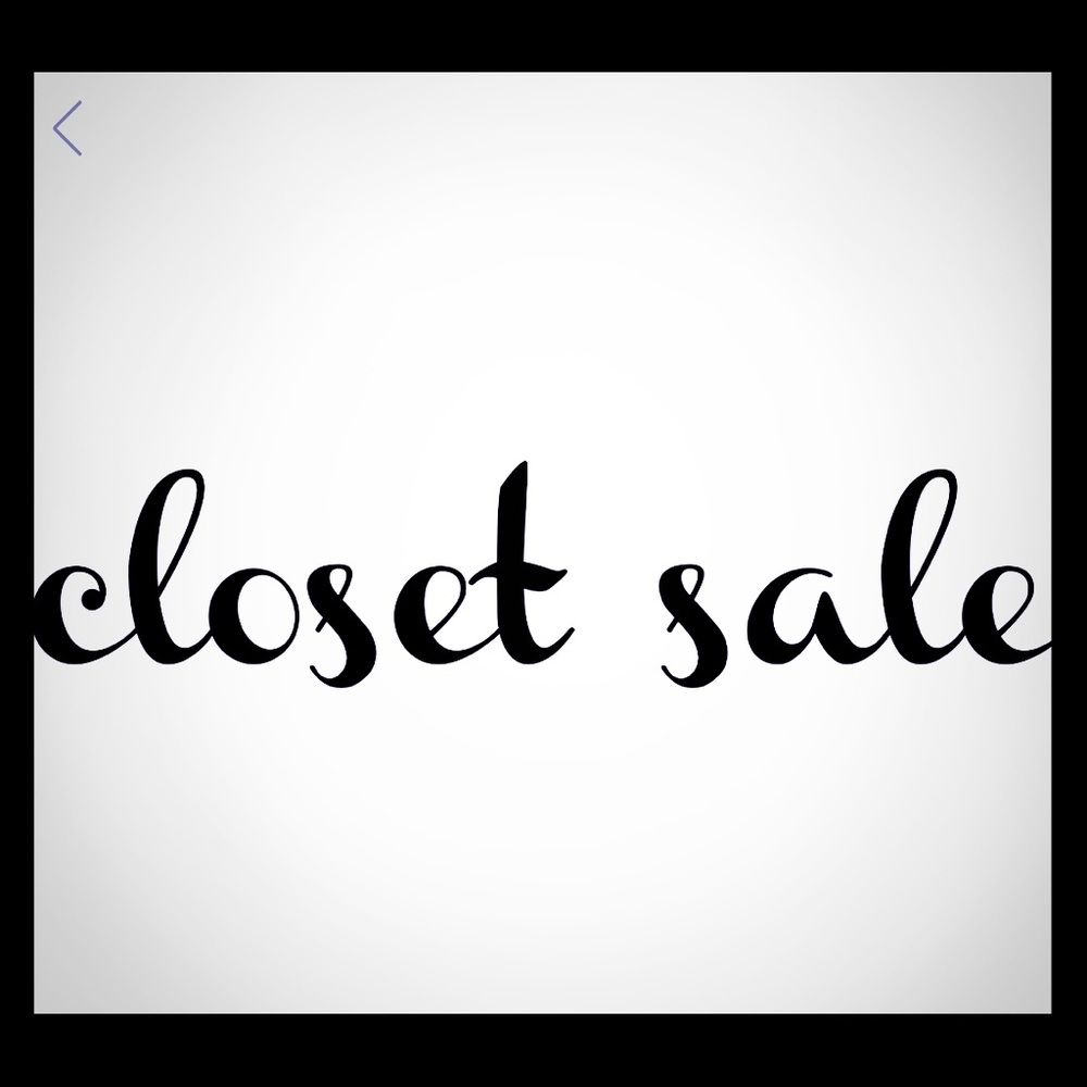 Closet sale